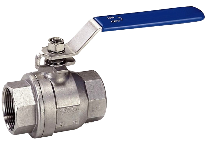 STAINLESS STEEL BALL VALVE THREADED 2 PARTS • DIN PN 63